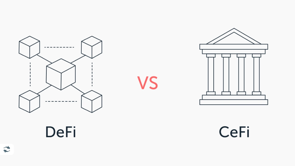 مقایسه دیفای و امور مالی سنتی یا CeFi 