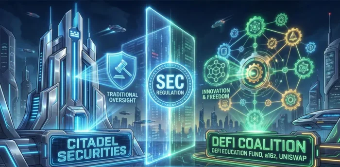 جدال غول مالی و دنیای دی‌فای بر سر آینده مقررات رمز دارایی‌ها در SEC